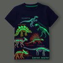Camiseta Infantil Fluorescente Dino Animais
