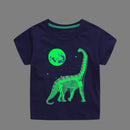 Camiseta Infantil Fluorescente Dino Animais